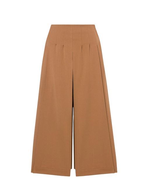 Pantalone Donna beige con volume ampio ALBERTA FERRETTI | A030666270096